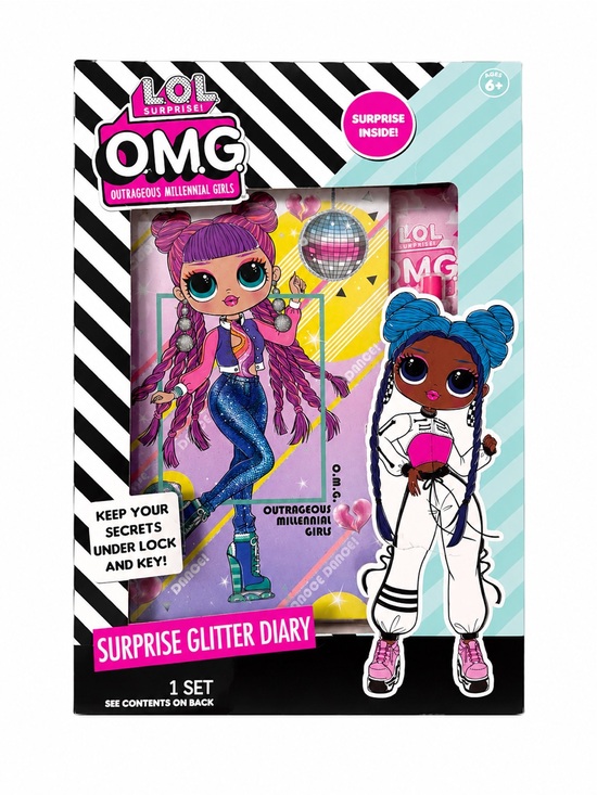 L.O.L. Surprise! Other - LOL Surprise! O.M.G. Surprise Glitter Diary Set w/ Lock & Key